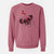 Valentine Zoey the Pug - Unisex Pigment Dyed Crew Sweatshirt