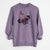 Valentine Zoey the Pug - Unisex Pigment Dyed Crew Sweatshirt