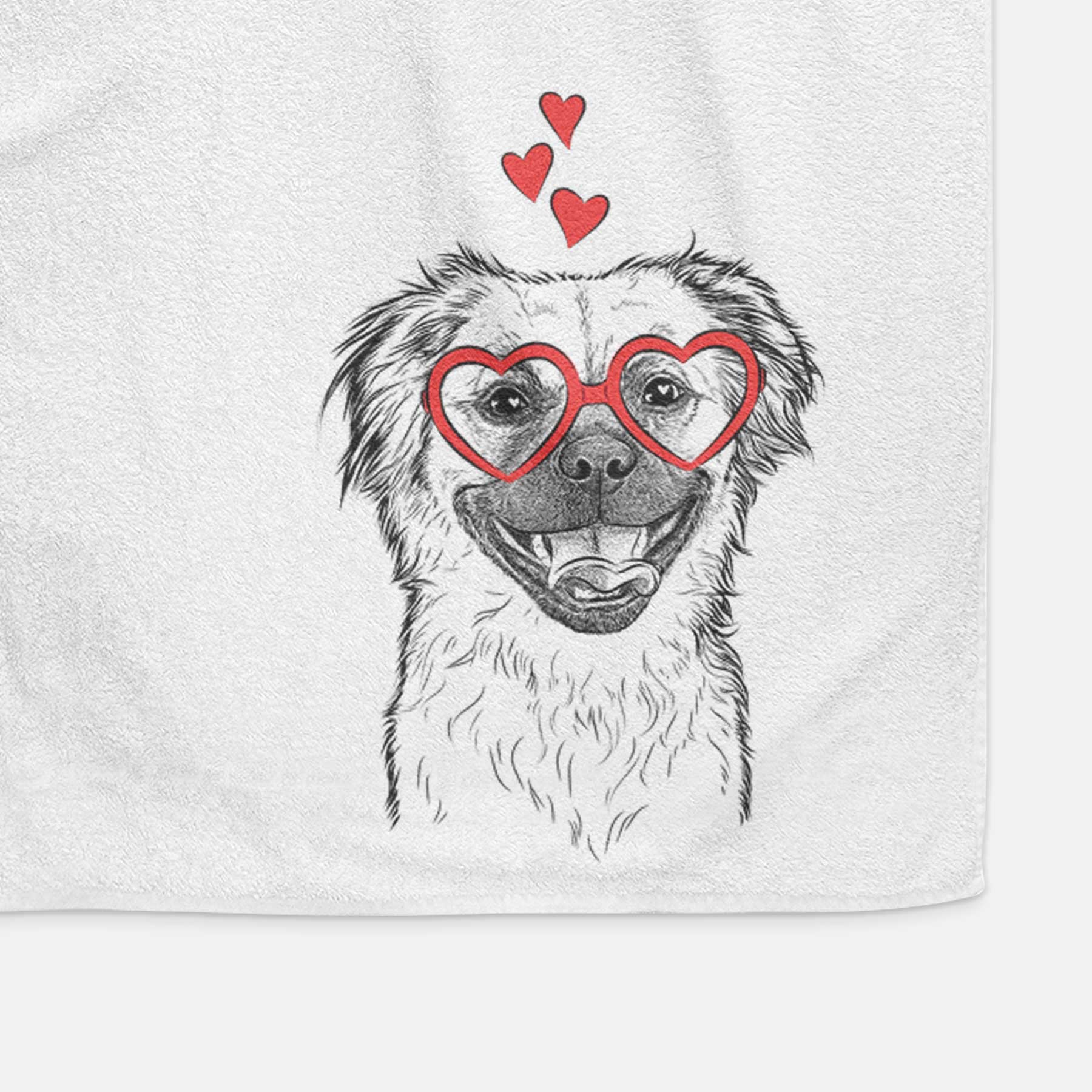 Zuri the Spaniel Mix Decorative Hand Towel