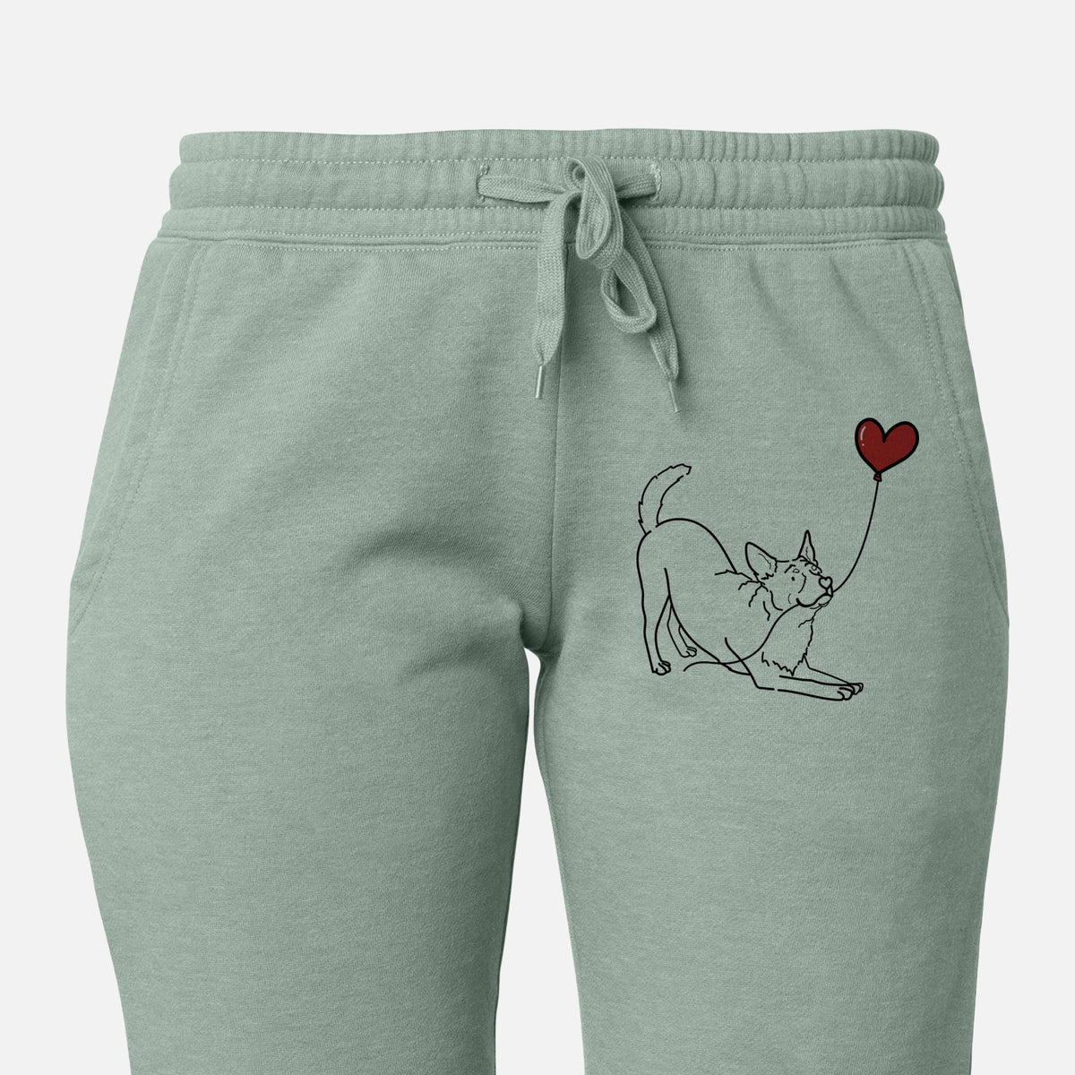 Australian Cattle Dog Heart String - Women&#39;s Cali Wave Joggers