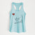 Australian Cattle Dog Heart String - Women's Racerback Tanktop