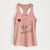 Australian Cattle Dog Heart String - Women's Racerback Tanktop