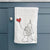 Afghan Hound Heart String -  Decorative Hand Towel