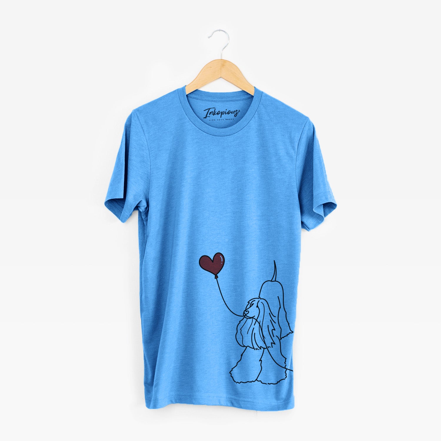 Afghan Hound Heart String - Unisex Crewneck