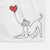 Airedale Terrier Heart String -  Decorative Hand Towel