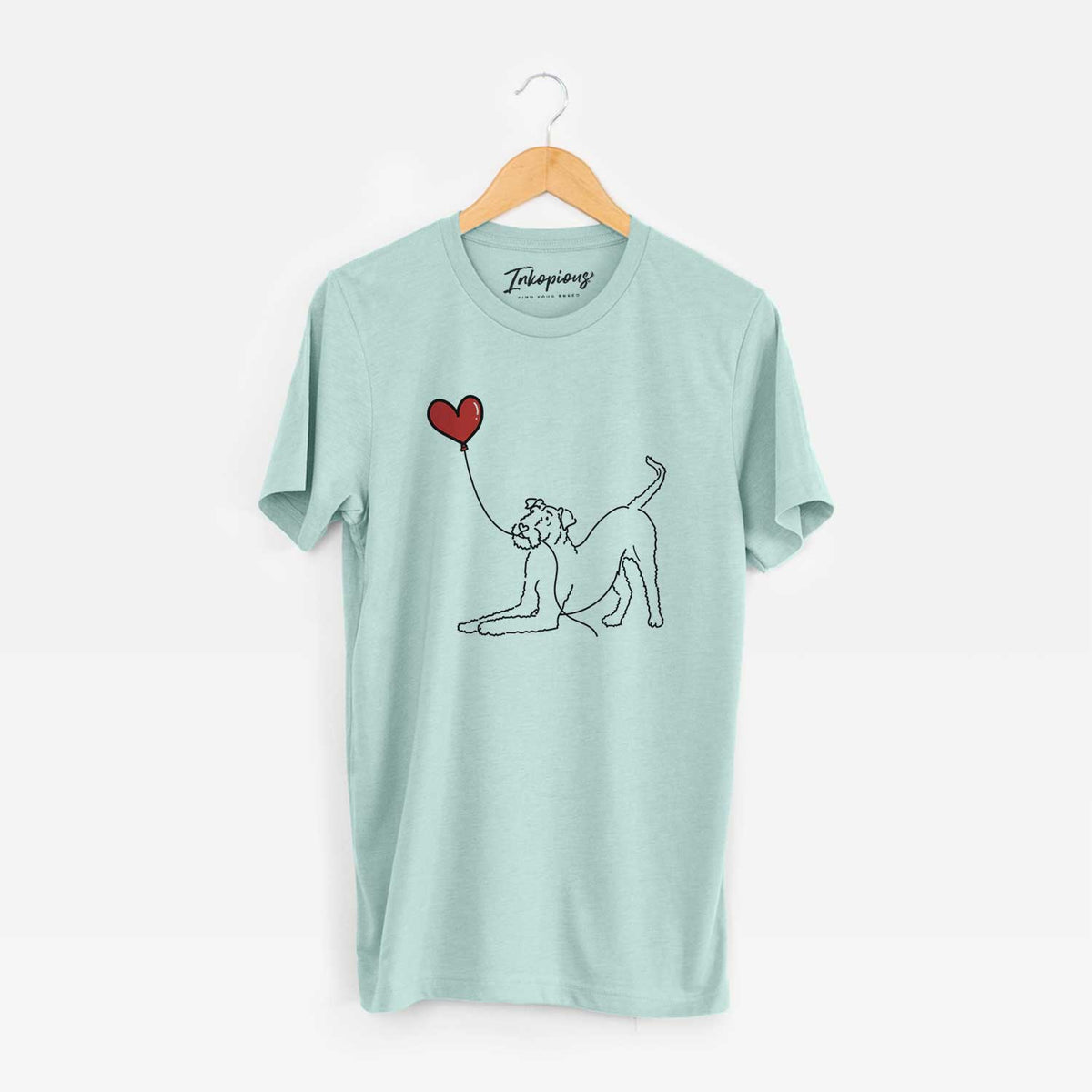 Airedale Terrier Heart String - Unisex Crewneck
