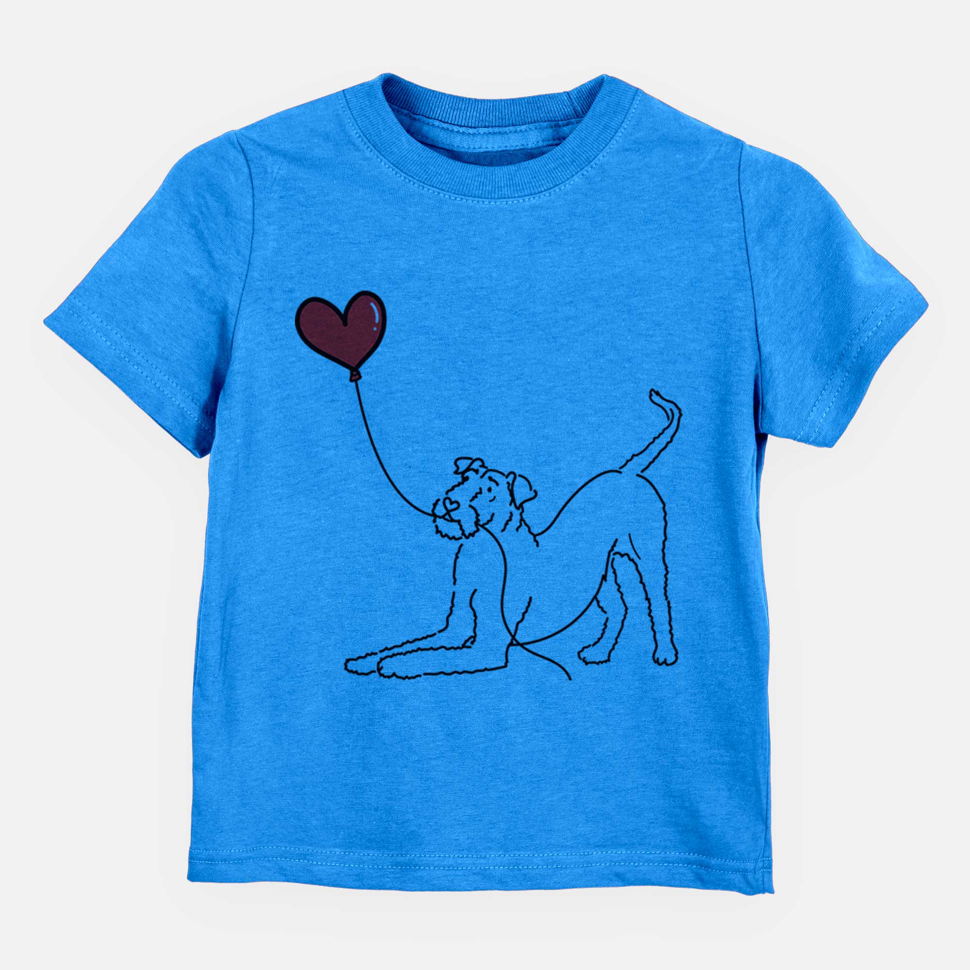Airedale Terrier Heart String - Kids/Youth/Toddler Shirt