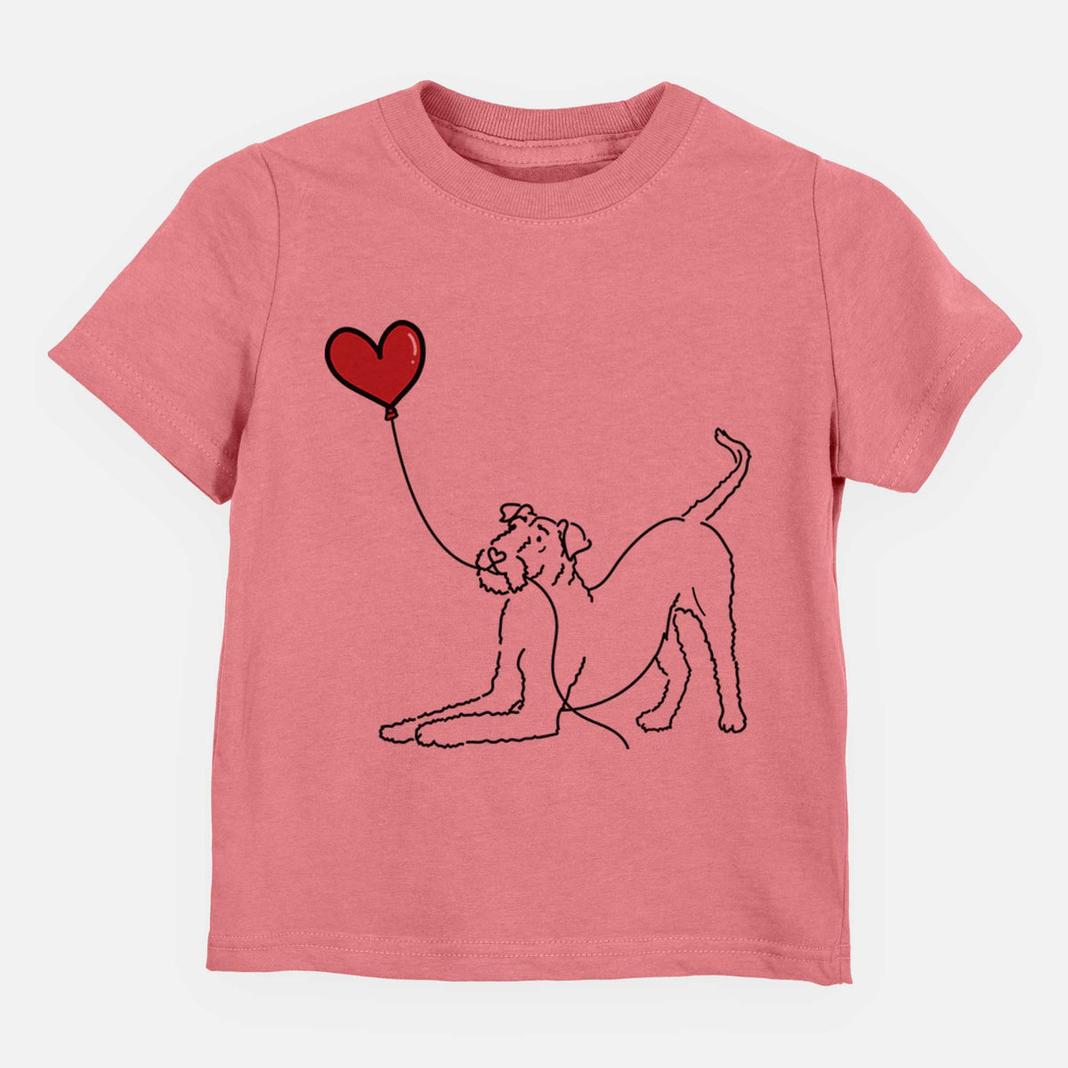 Airedale Terrier Heart String - Kids/Youth/Toddler Shirt