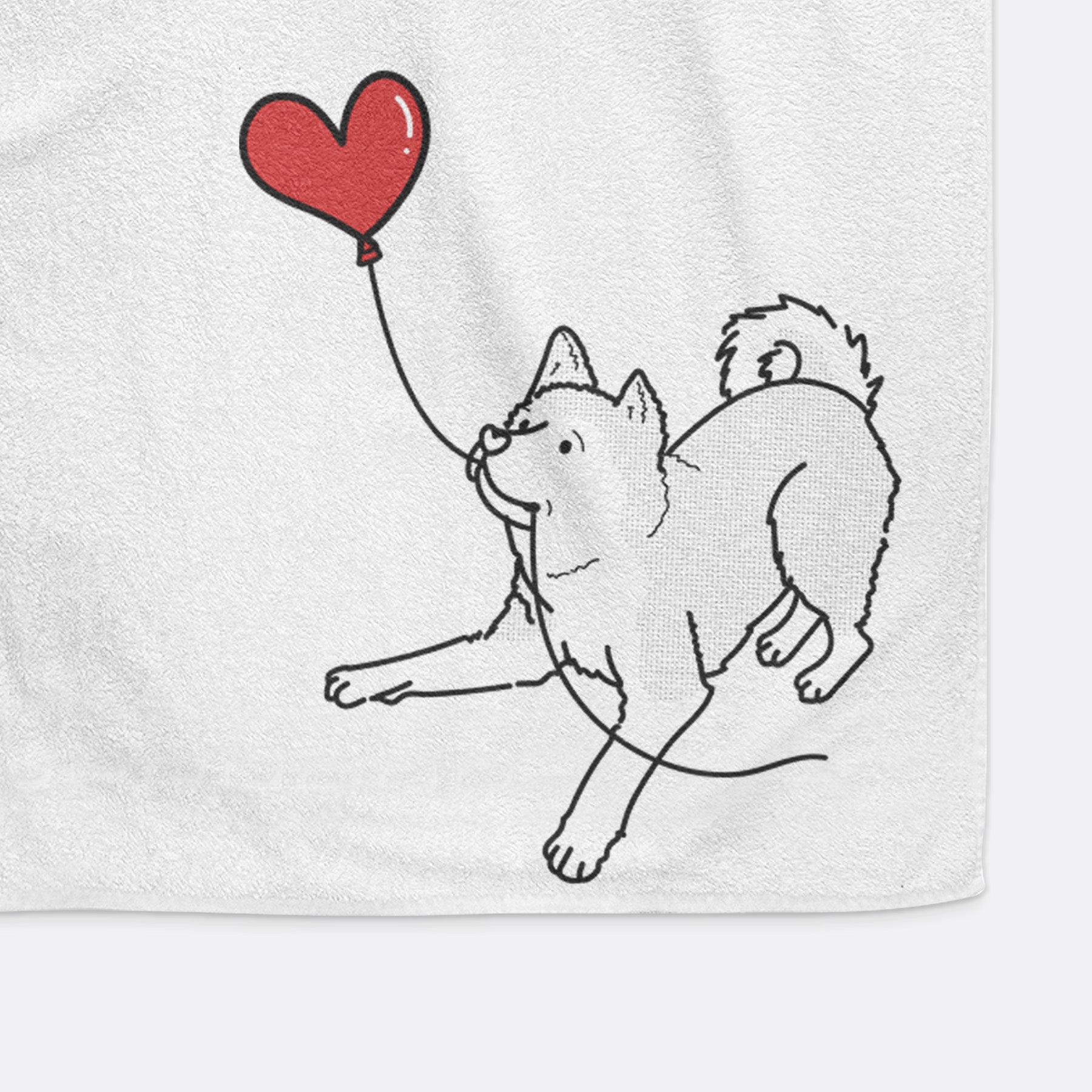 Akita Heart String -  Decorative Hand Towel