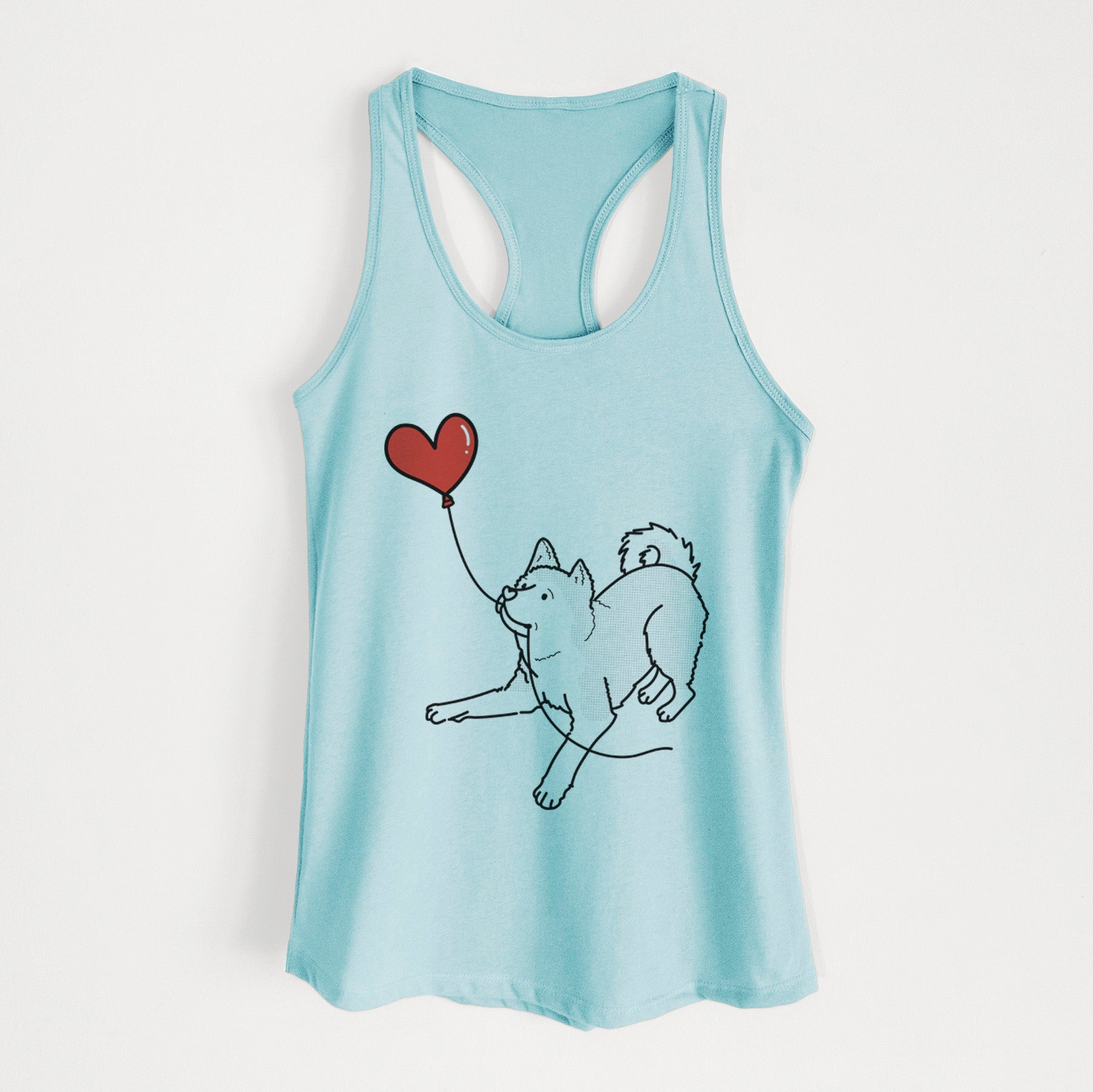 Akita Heart String - Women's Racerback Tanktop