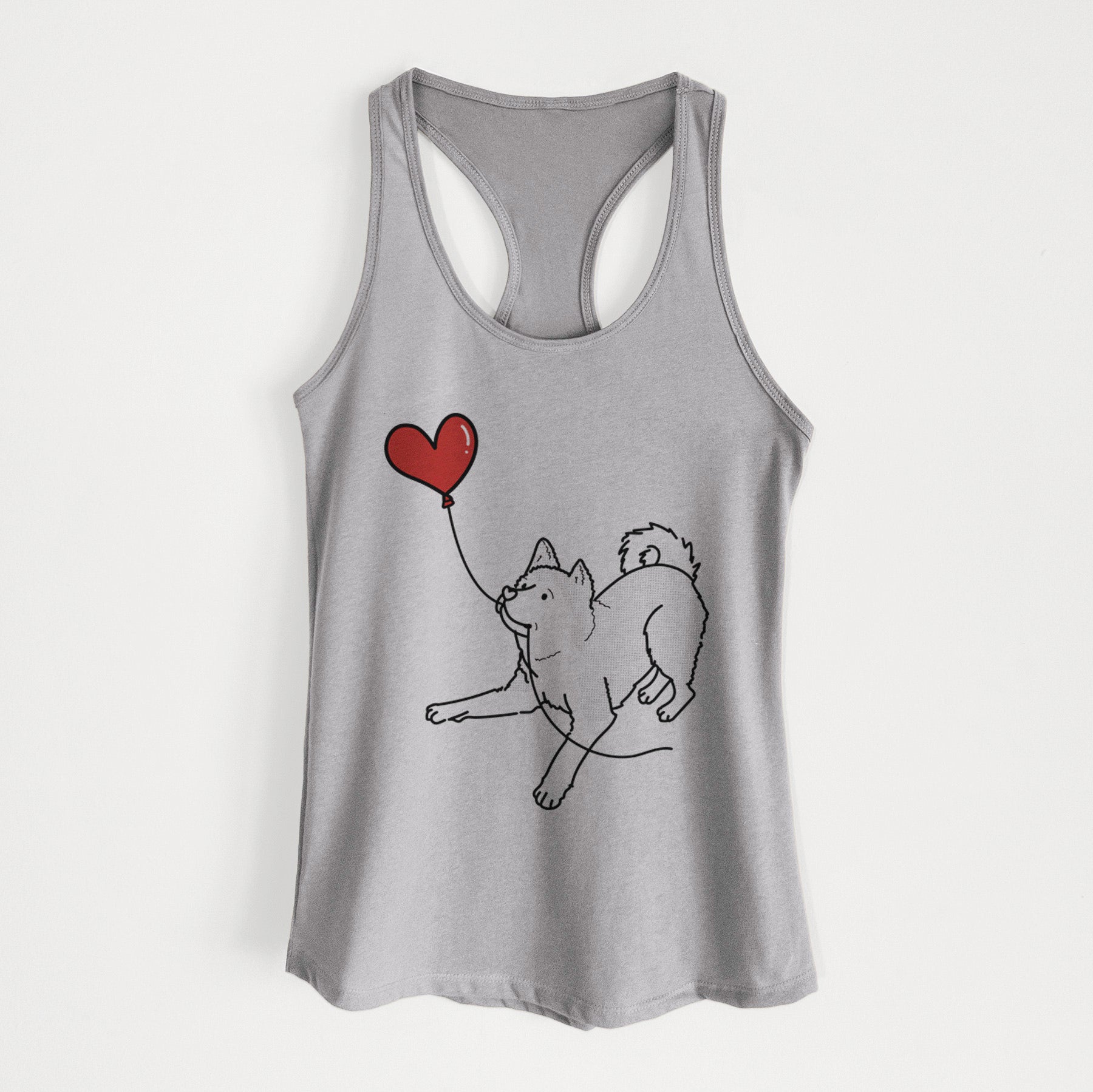 Akita Heart String - Women's Racerback Tanktop