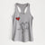 Akita Heart String - Women's Racerback Tanktop