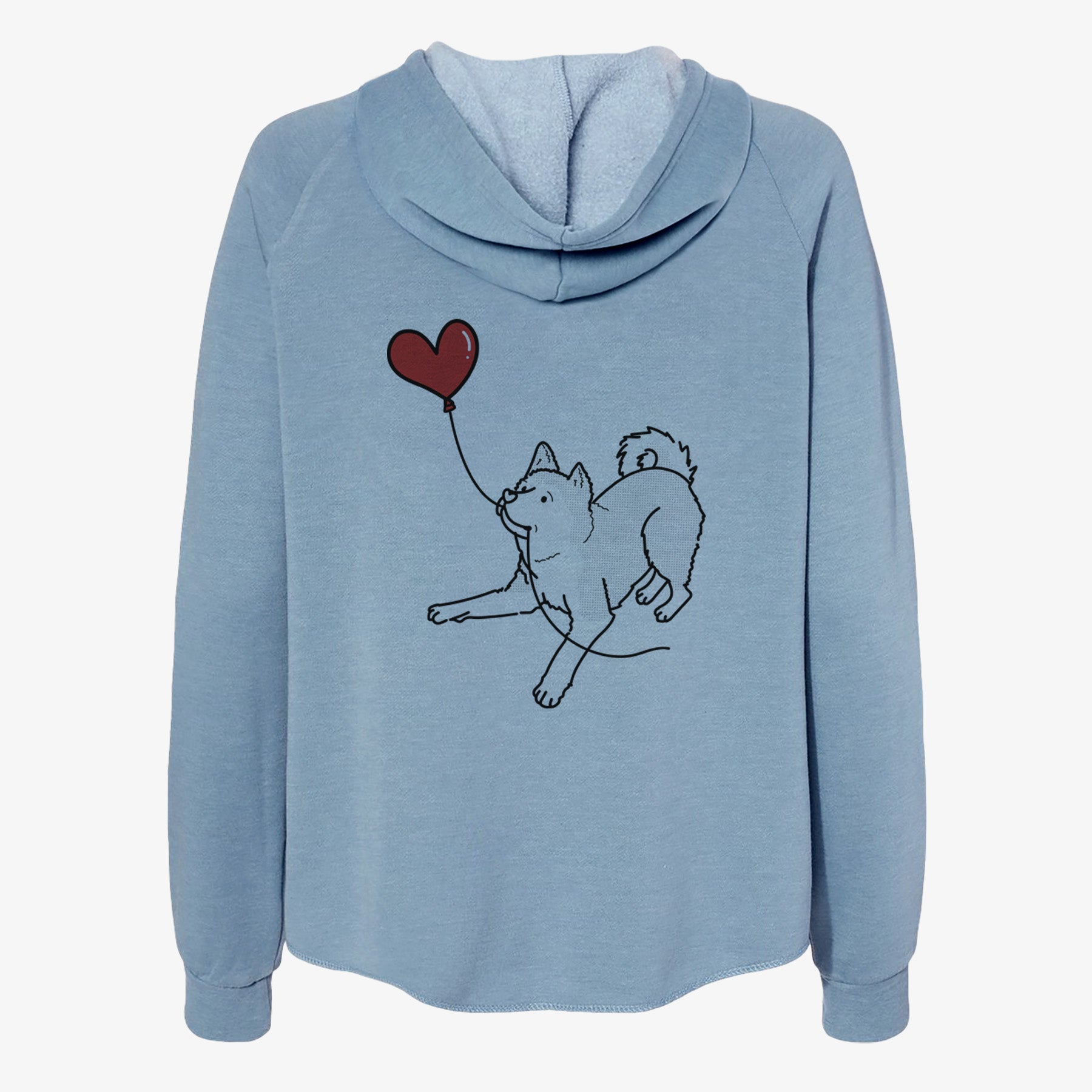 Akita Heart String- Women's Cali Wave Zip-Up Sweatshirt