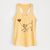 American Bulldog Heart String - Women's Racerback Tanktop