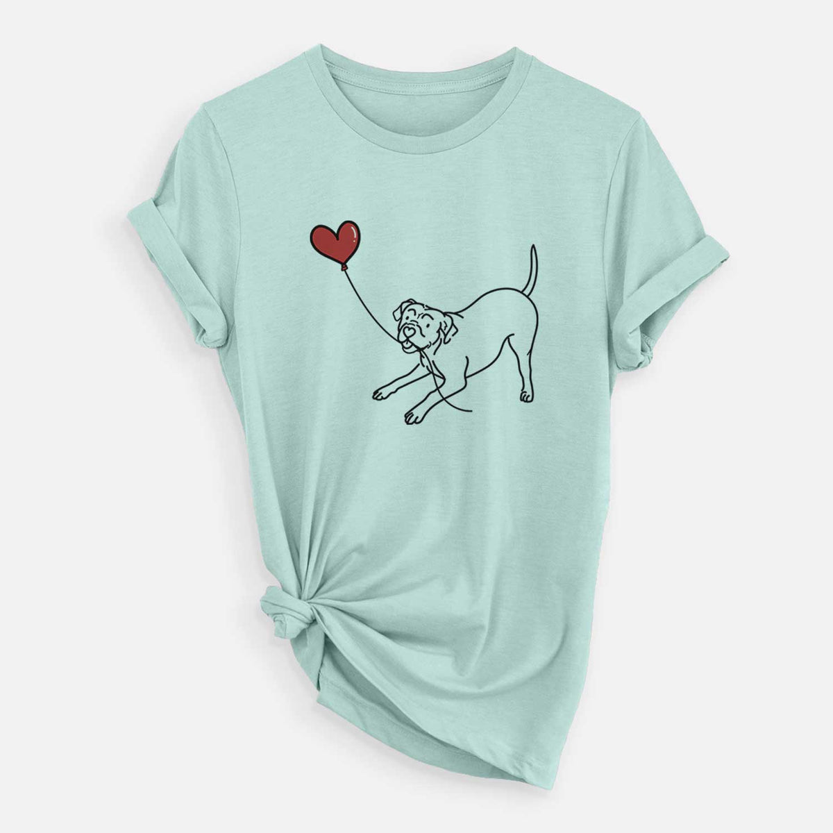 American Bulldog Heart String - Unisex Crewneck