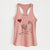 Aussiedoodle Heart String - Women's Racerback Tanktop