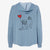 Aussiedoodle Heart String- Women's Cali Wave Zip-Up Sweatshirt