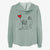 Aussiedoodle Heart String- Women's Cali Wave Zip-Up Sweatshirt