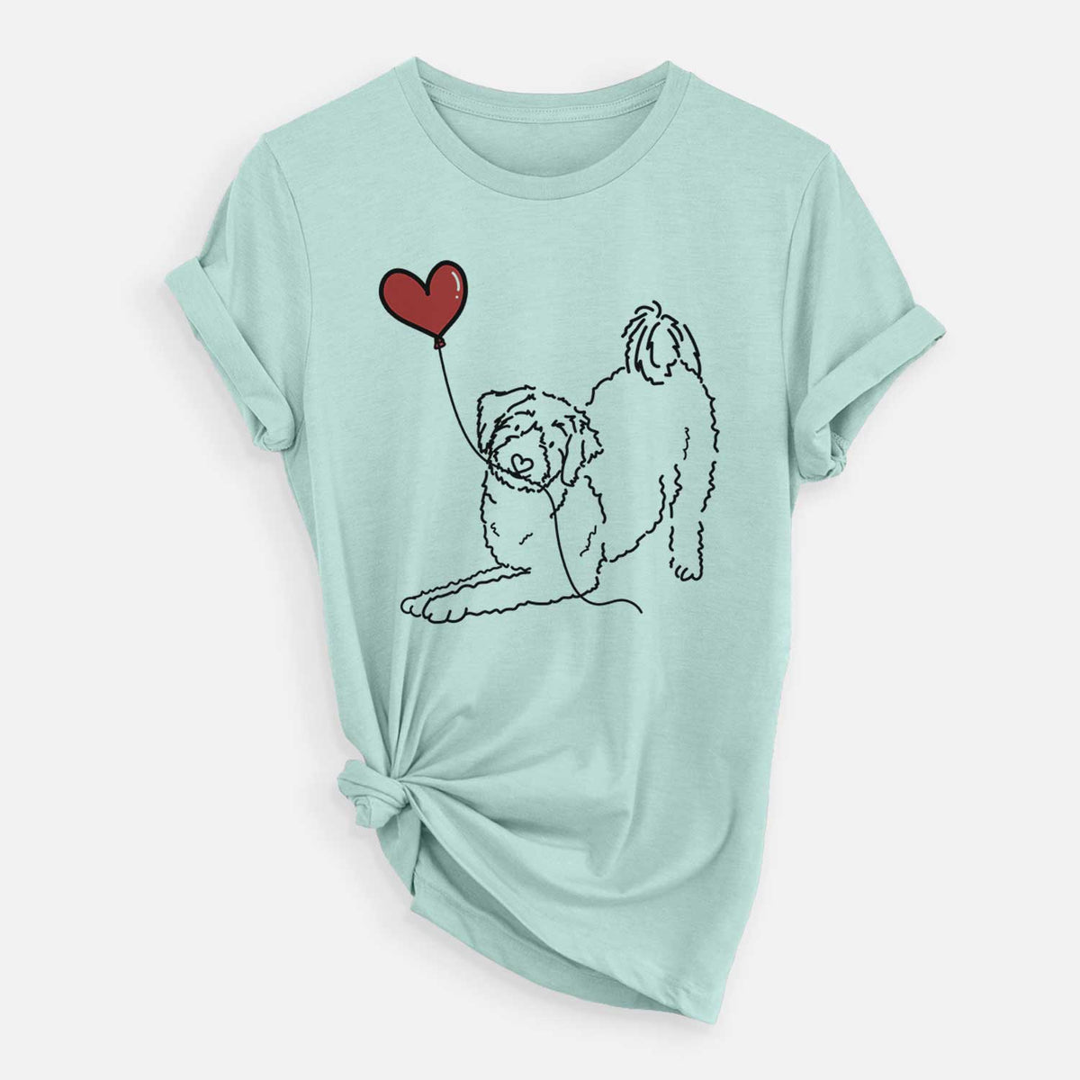 Aussiedoodle Heart String - Unisex Crewneck