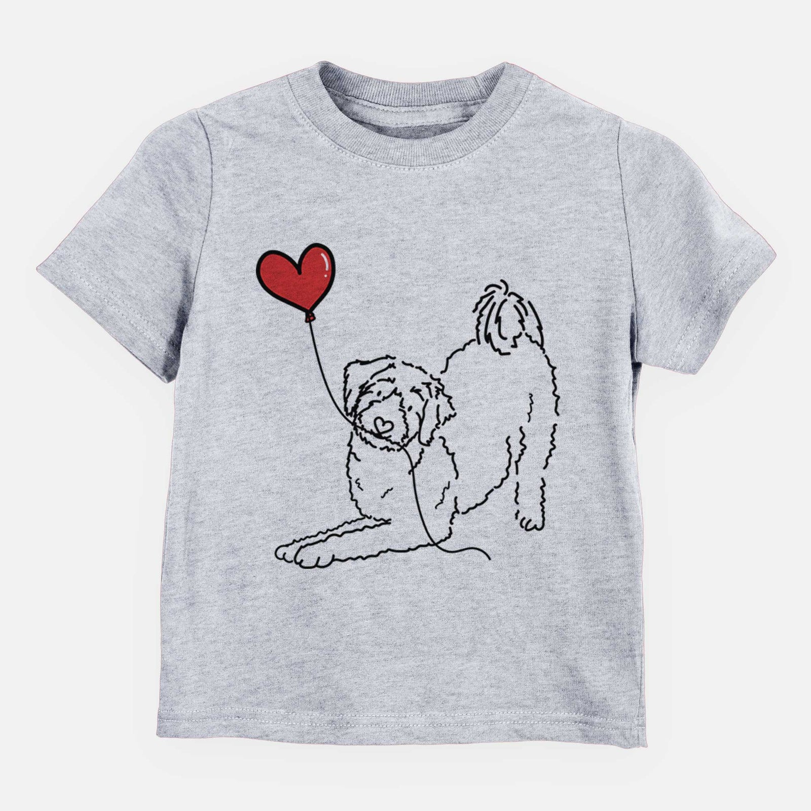 Aussiedoodle Heart String - Kids/Youth/Toddler Shirt