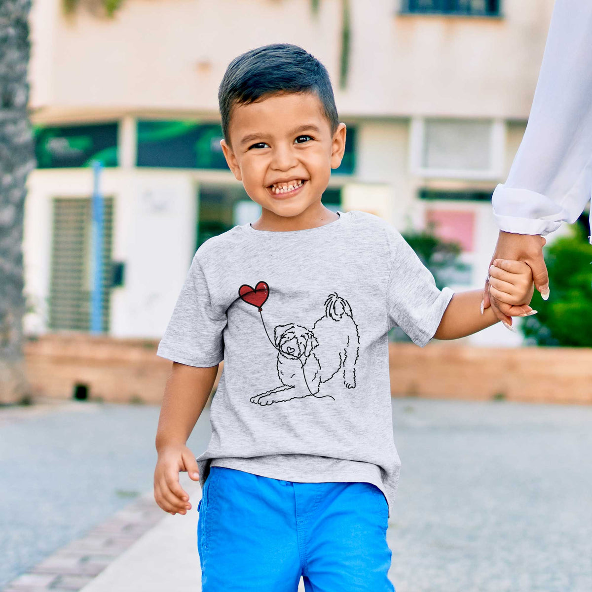 Aussiedoodle Heart String - Kids/Youth/Toddler Shirt