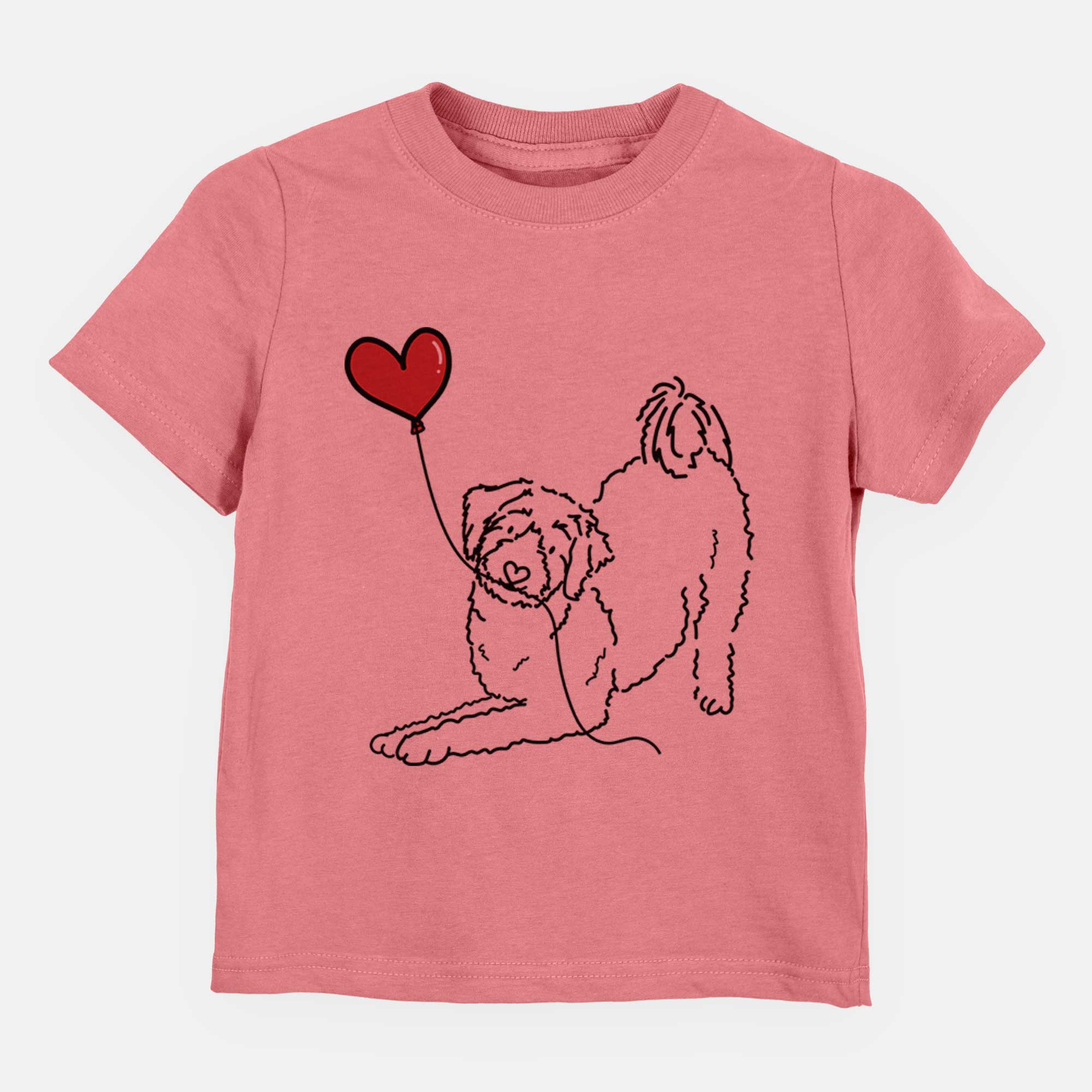 Aussiedoodle Heart String - Kids/Youth/Toddler Shirt