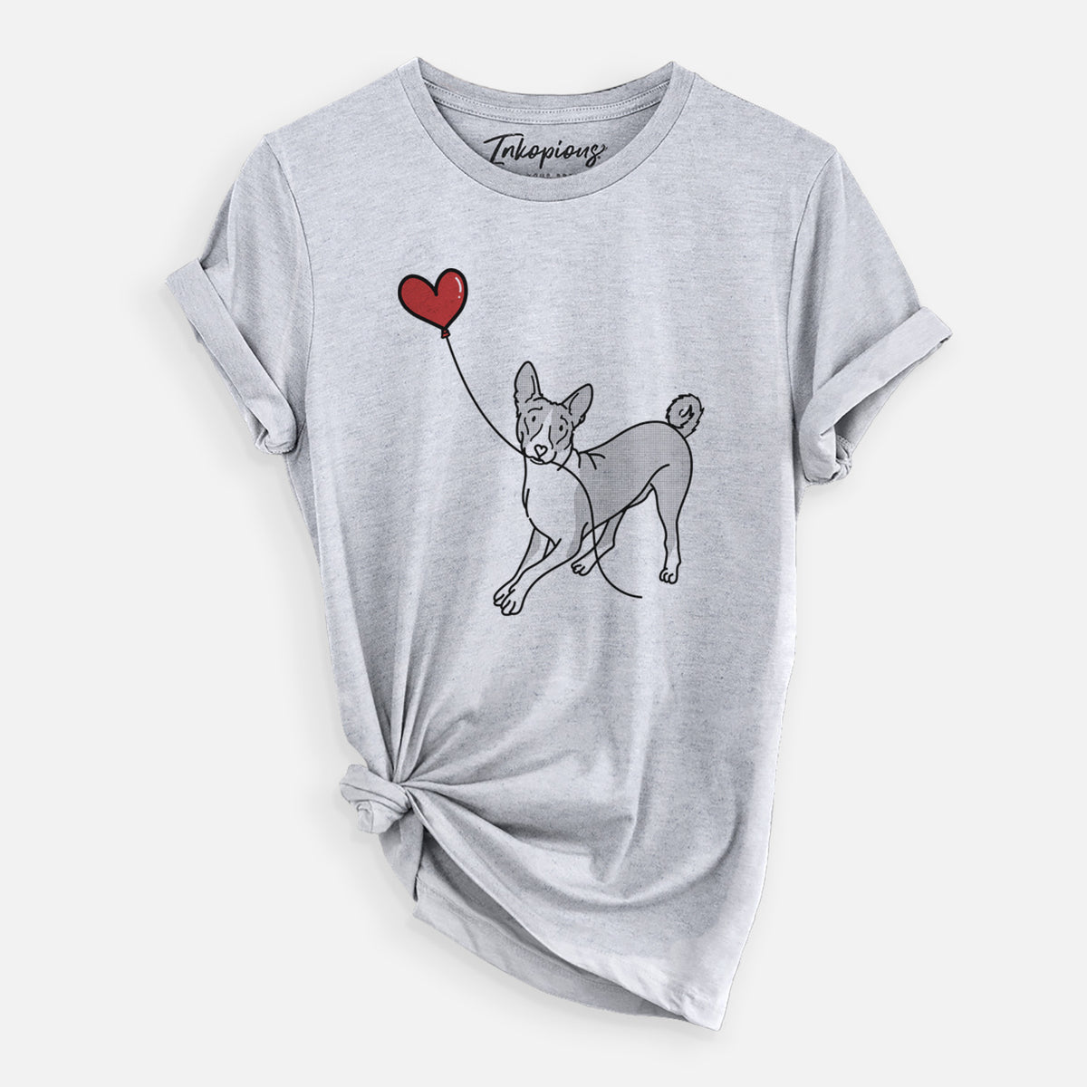 Basenji Heart String - Unisex Crewneck