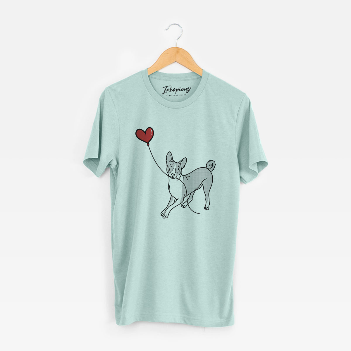 Basenji Heart String - Unisex Crewneck