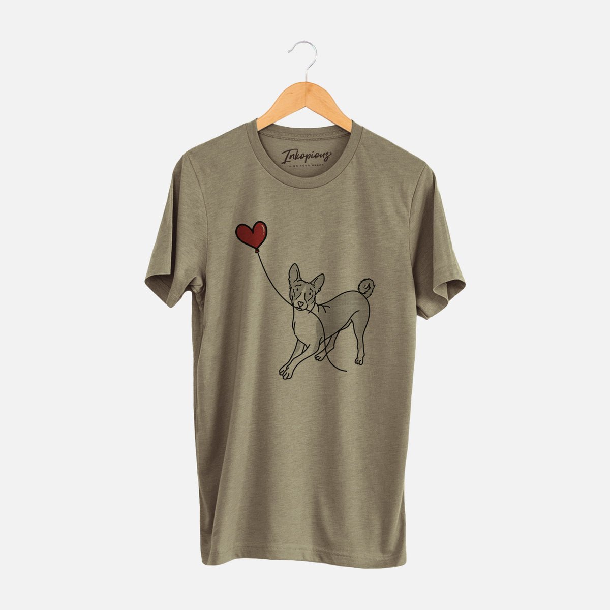Basenji Heart String - Unisex Crewneck
