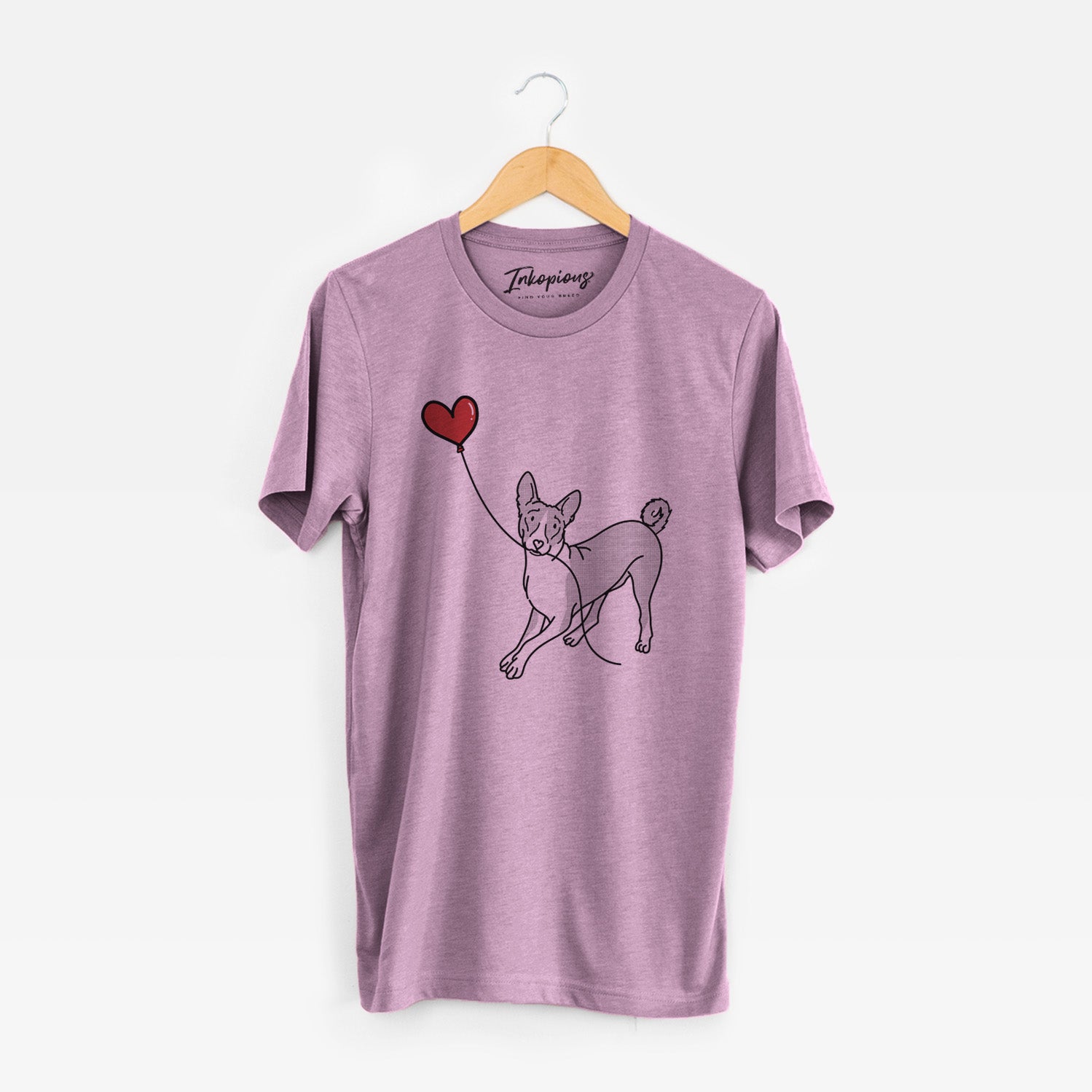 Basenji Heart String - Unisex Crewneck