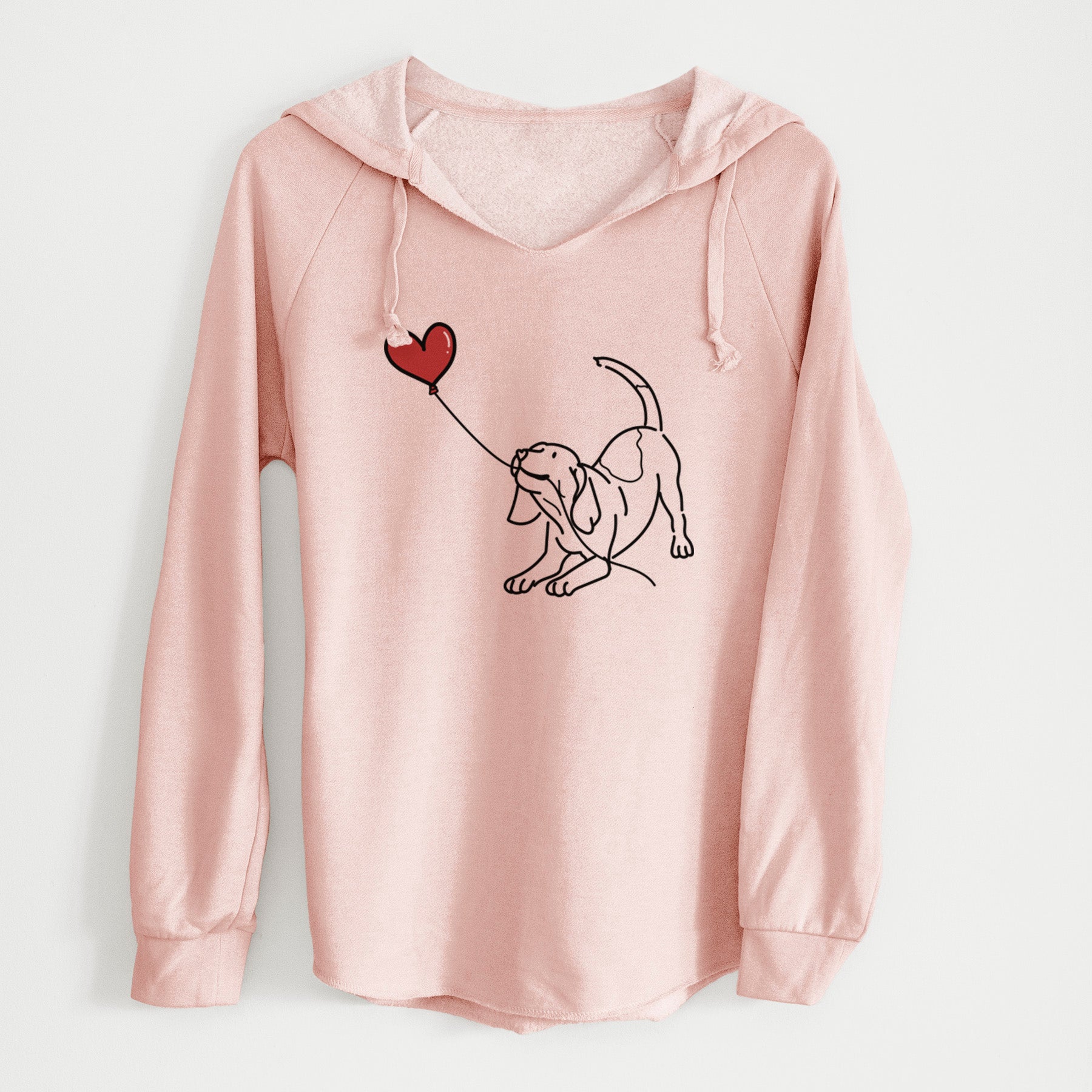 Beagle Heart String - Cali Wave Hooded Sweatshirt