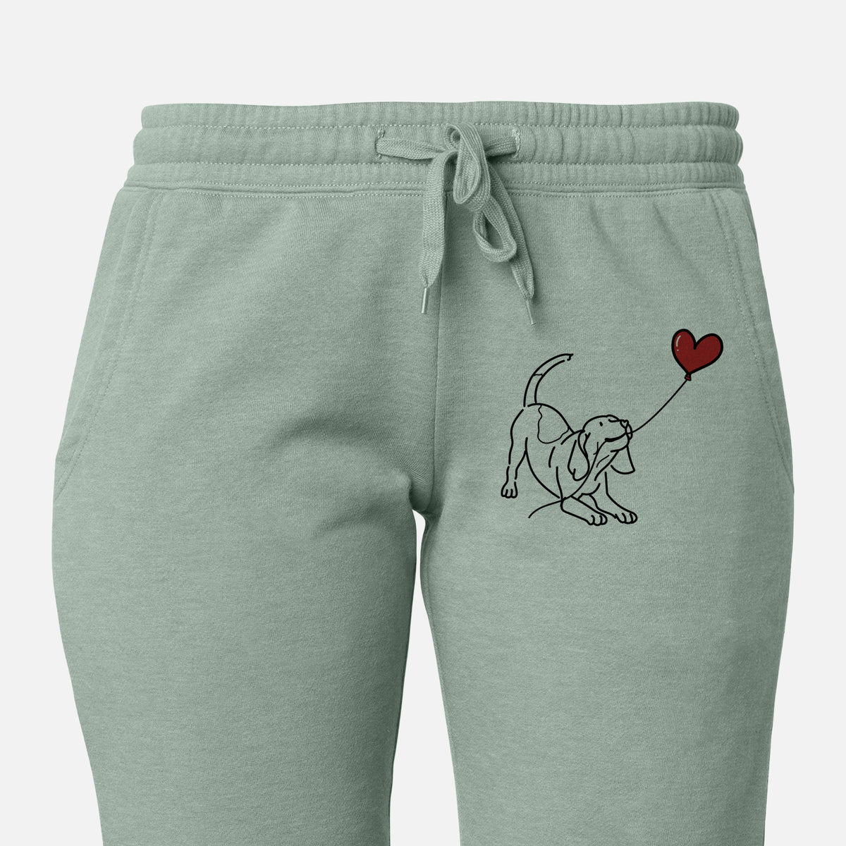 Beagle Heart String - Women&#39;s Cali Wave Joggers