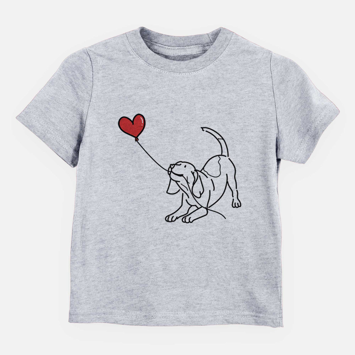 Beagle Heart String - Kids/Youth/Toddler Shirt