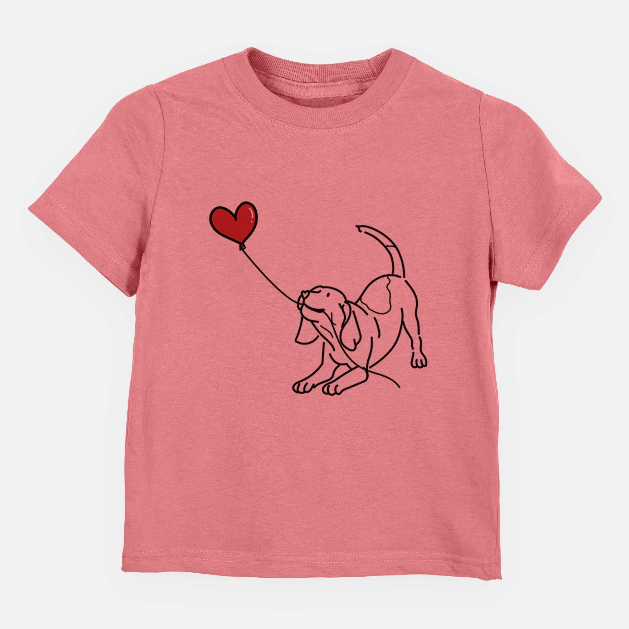 Beagle Heart String - Kids/Youth/Toddler Shirt