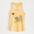 Bernedoodle Heart String - Women's Racerback Tanktop