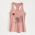 Bernedoodle Heart String - Women's Racerback Tanktop