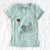 Bernedoodle Heart String - Women's V-neck Shirt