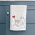 Bernese Mountain Dog Heart String -  Decorative Hand Towel