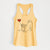 Bernese Mountain Dog Heart String - Women's Racerback Tanktop