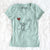 Bernese Mountain Dog Heart String - Women's V-neck Shirt