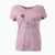 Bichon Frise Heart String - Women's V-neck Shirt