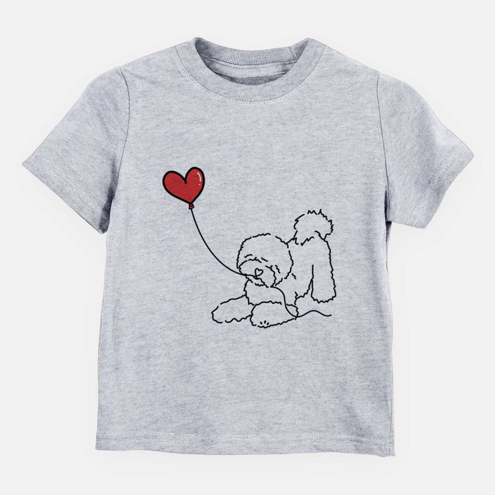 Bichon Frise Heart String - Kids/Youth/Toddler Shirt