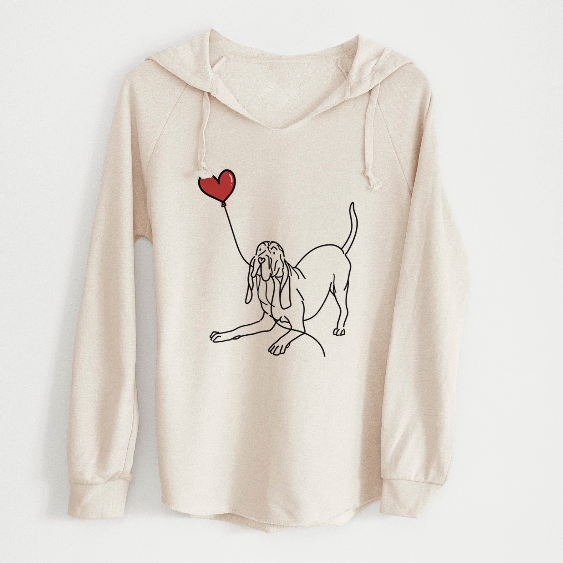 Bloodhound Heart String - Cali Wave Hooded Sweatshirt