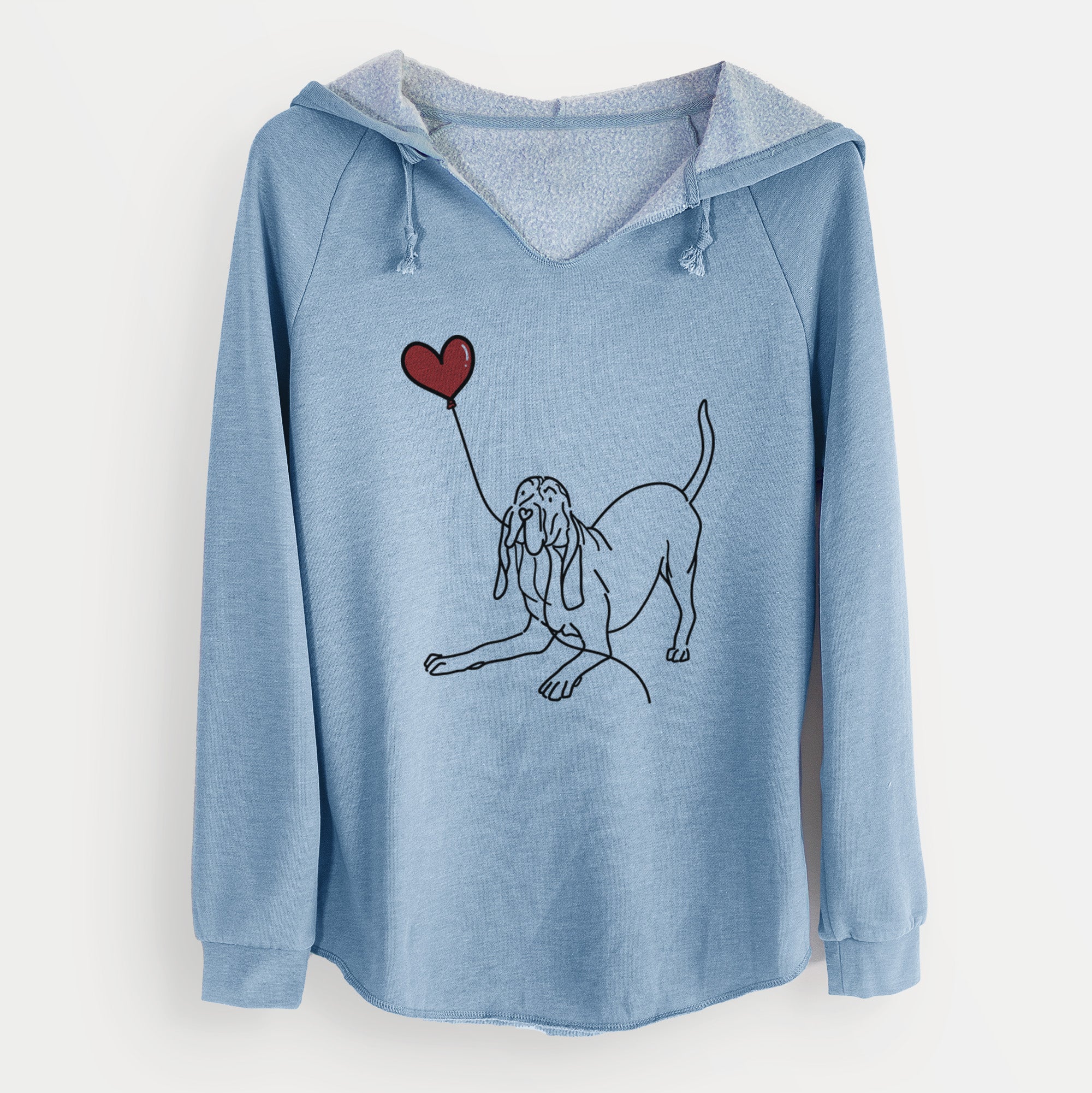 Bloodhound Heart String - Cali Wave Hooded Sweatshirt