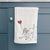 Bloodhound Heart String -  Decorative Hand Towel