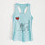 Bloodhound Heart String - Women's Racerback Tanktop