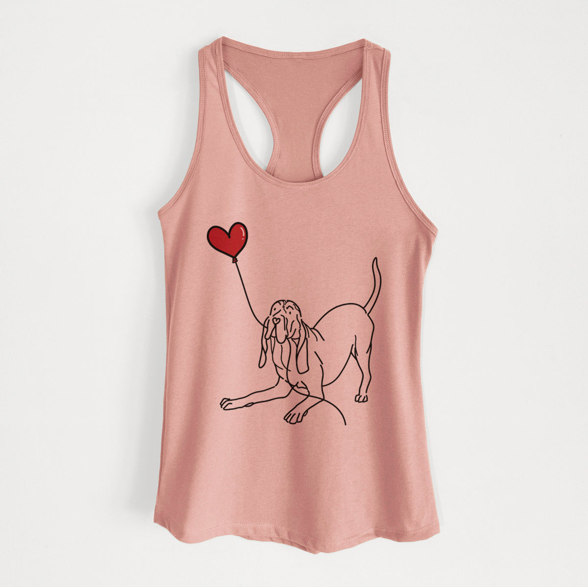 Bloodhound Heart String - Women&#39;s Racerback Tanktop