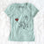 Border Collie Heart String - Women's V-neck Shirt