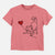 Border Collie Heart String - Kids/Youth/Toddler Shirt