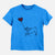 Boston Terrier Heart String - Kids/Youth/Toddler Shirt